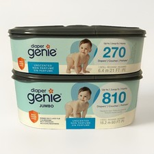 Diaper Genie Jumbo Square Refill 810 Ct  270 Ct Unscented