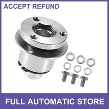 Aluminum Steering Wheel Quick Release 3 Holes Hub 0.26 Bore With Gaskets