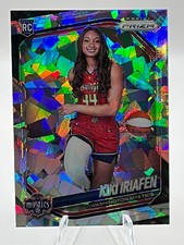 2025 Panini Prizm WNBA Kiki Iriafen Cracked ICE #149 Mystics RC