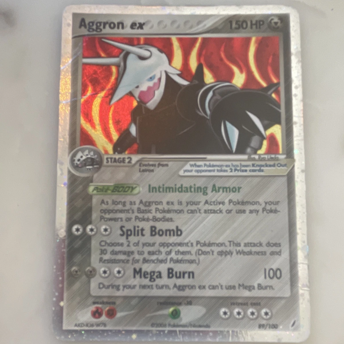 aggron ex pokemon card value M Aggron EX 154/160 Pokemon Primal Clash Ultra Rare Near Mint (NM) 2015 Card