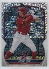 2023 Bowman Chrome Prospects Speckle Refractor 298/299 Jorge Ruiz #BCP-123 15bk
