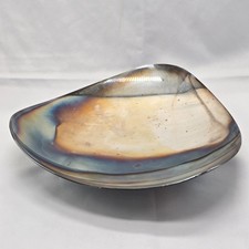 Fisher silver-plated abstract centerpiece tray (K85) — a sculptural, modernist statement piece that belongs on a coffee table or sideboard.