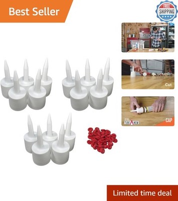 Extend the Life of Your Caulk Tubes: 50 Red Cap Saver Set for Efficient Use