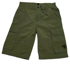 Boy Scouts Of America BSA Shorts Youth XS Green Centennial Uniform Cargo NWT