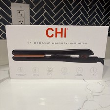 Chi 1 Ceramic Hair Styling Iron Opal Black, M...