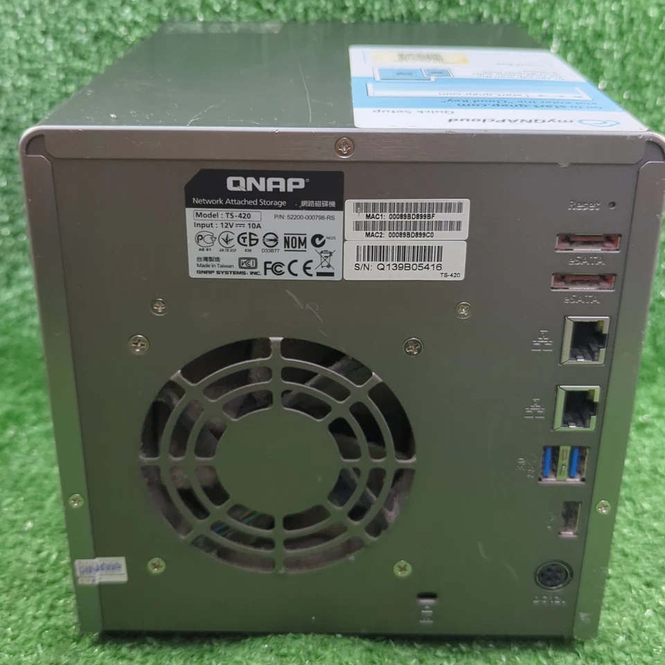 Qnap TS-420 NAS Server 4 Bay Not Tested - Image 3 of 4