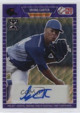 2021 Leaf Pro Set Metal 1989 Purple Wave /20 Irving Carter #PA-IC1 Auto 0i4k
