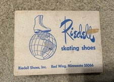 Vintage Riedell Ice Skating Shoes Kids Size 1