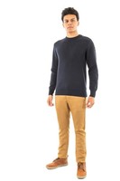 Herren-Pullover Schott NYC Marineblau GrößE S, Strickpullover, Sweatshirt