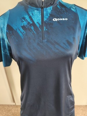Damentrikot Fahrrad Bikeshirt Sport Outdoor neu Gonzo 40 42 46 dunkelblau petrol