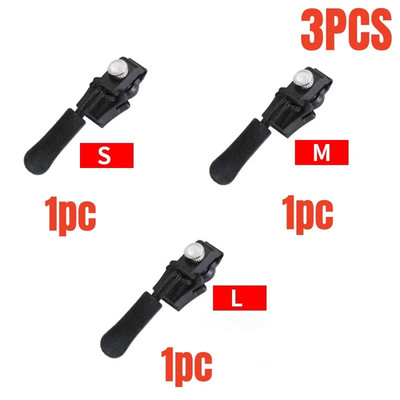 3-12Pcs Universal Zipper Repair Kit Quick Instant Detachable Zipper Head Replace