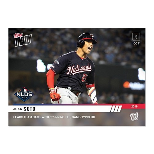 2019 Topps Now 993 Juan Soto