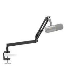 Mic Arm Desk Mount, Low Profile Boom Arm, Microphone Arm, Adjustable Mic Stan...