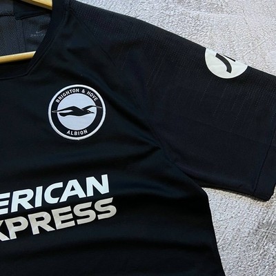Nike FC Brighton Hove Albion 2019 2020 Away Jersey Black Size M