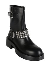 la flor Stivaletti biker da donna con borchie