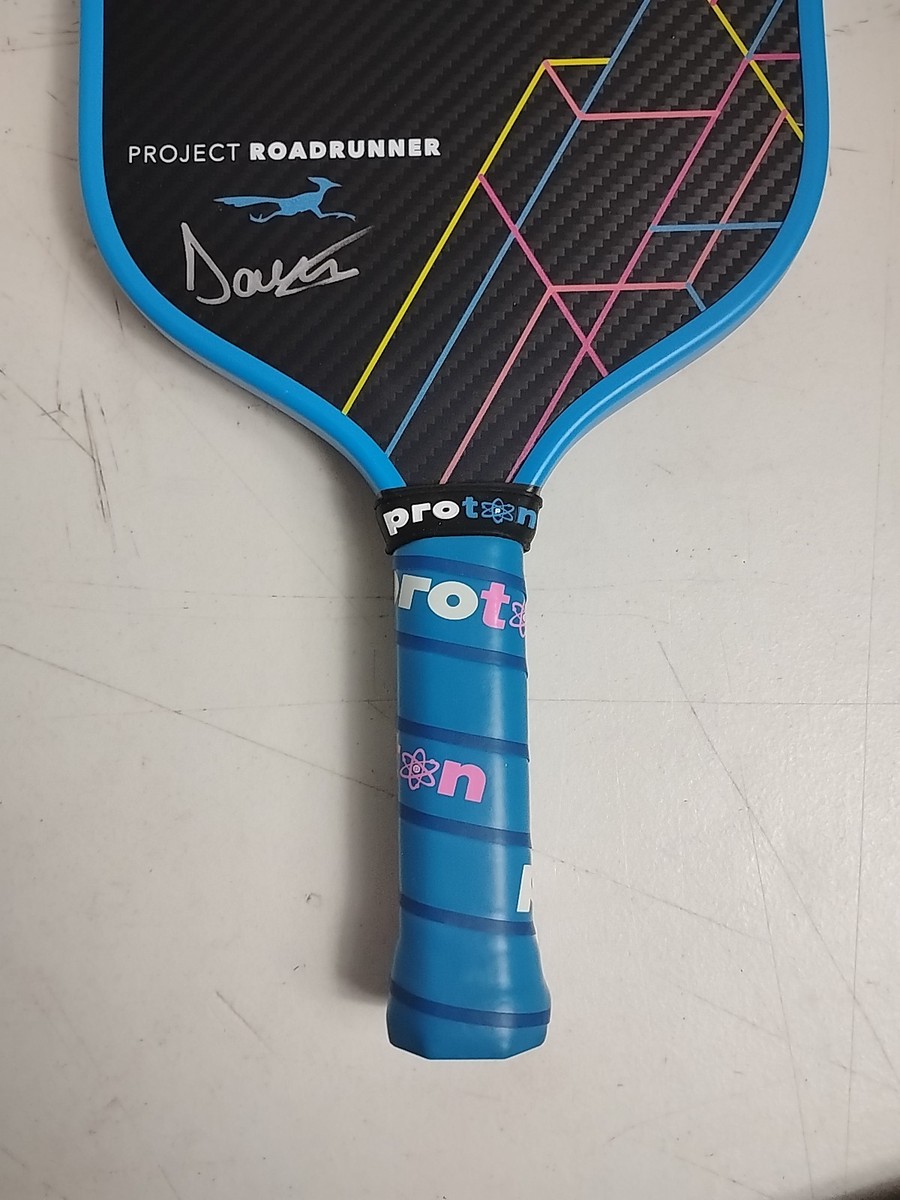 NEW Proton #4 Pickleball Paddle Project Roadrunner Carbon Signed