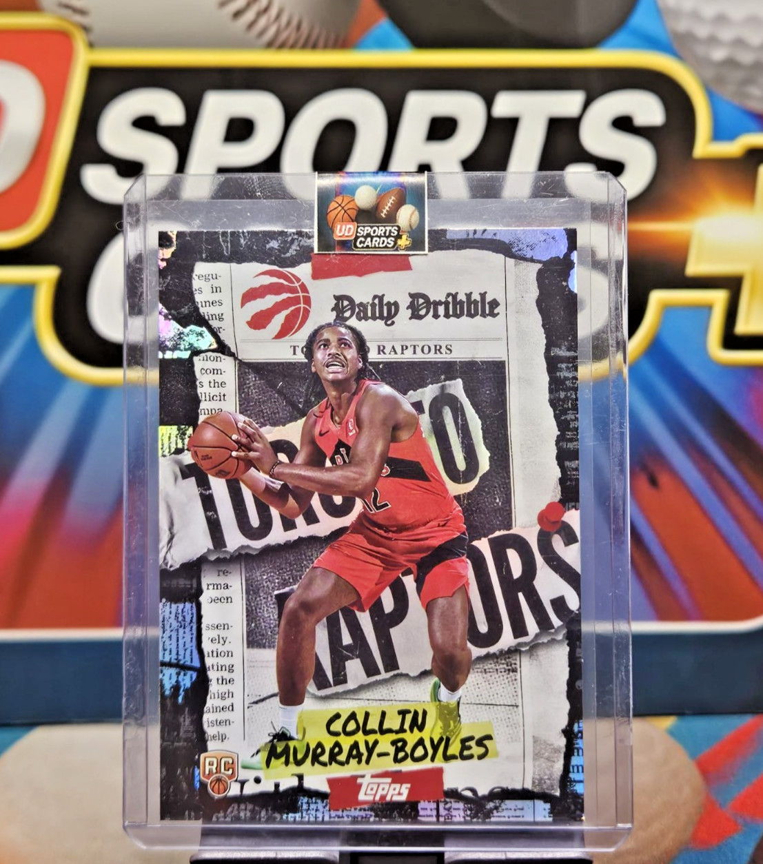 2025 Topps Collin Murray-Boyles Daily Dribble RC Toronto Raptors Rookie