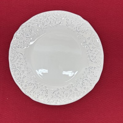 Laurie Gates MADEIRA WHITE  Salad Plate NEW!!!!