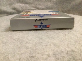 Nintendo NES 1987 Top Gun gioco con scatola, istruzioni, cover antipolvere, offerta poster.