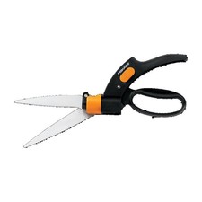 Shear Ease Grass Shears - 5" Stainless Steel Blades - 360-Degree Swivel Blade