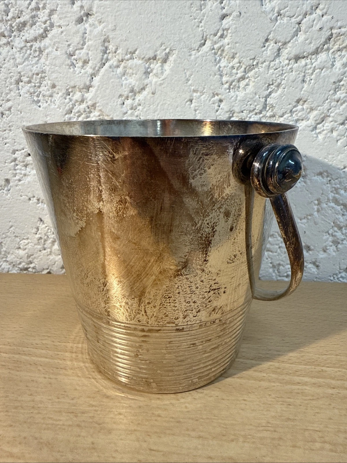Sceau À Champagne / Glaçons Félix Frère En Métal Argenté