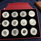 Australia Lunar Series II 2008-2019 1 oz Silver Coin-Complete Set of 12 — photo 2