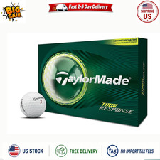 New TaylorMade Tour Response Golf Balls - White - Dozen
