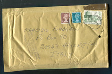 GREAT BRITAIN 1991 parcel stamped to ITALY