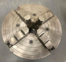 9" SOUTH BEND LATHE 4 JAW CHUCK 2-3/8 X 6" FIT 13/ 14/  14-1/2 16"