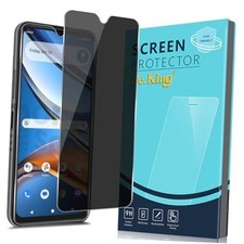 2 Pack Tempered Glass Screen Protector Compatible with Cricket Icon Privacy