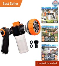 Hose Nozzle with Soap Dispenser - Perfect for Pets Outdoor Cleaning