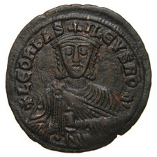 BYZANTINE EMPIRE - 886-912 AE Follis - Leo VI "The Wise" - Crowned Bust Facing