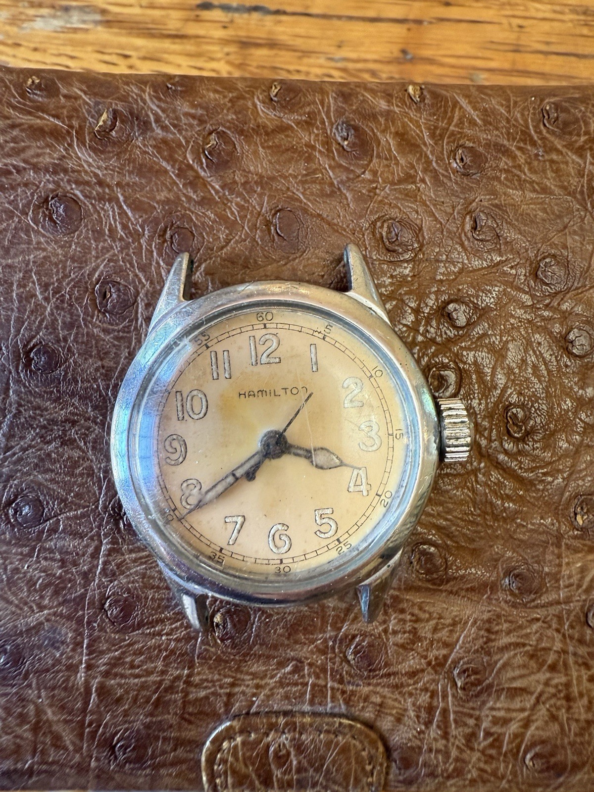 Vintage 1948 Hamilton Military Watch for Men WWII Era