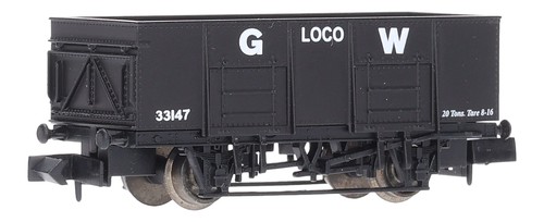 NB-059B Dapol Spur N 20T Mineralienwagen 33147 "GW Lok" in schwarz | Condition: Used