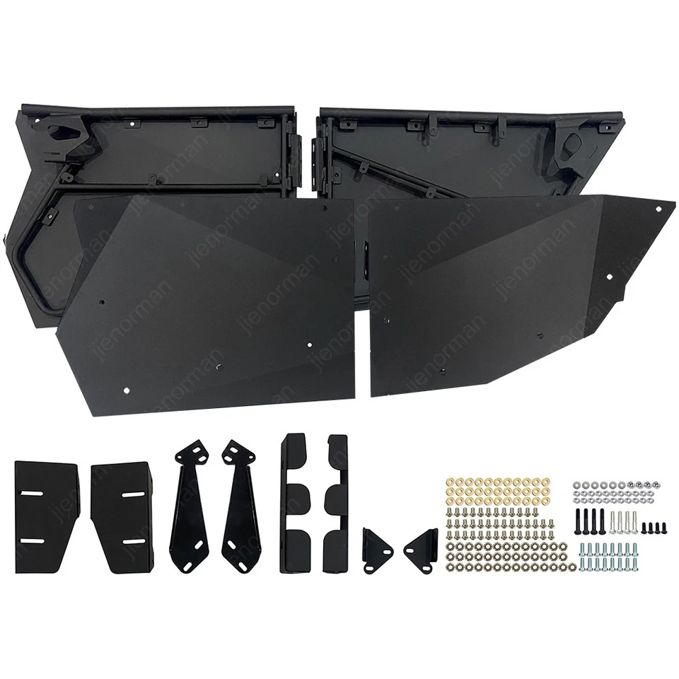 Full Doors Aluminum UTV Side for 14-23 Polaris RZR XP4 XP 1000 Turbo S 4 Seats Foto 3 de 4