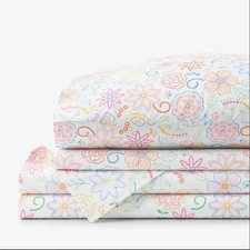 Company Kids Floral Dream Classic Cool Organic Cotton Percale Bed Sheet Set