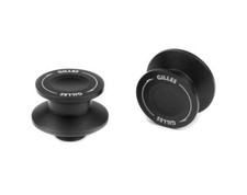 Gilles PSA2 Black Stand Bobbins Cotton Reels Suzuki GSXR1000 GSX-R 2017-2021