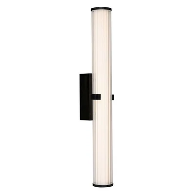 Lampe Murale LED Salle IP44 3000 K 1781 Lm Verre Métal 63 CM Long Art Nouveau - Photo 1/4