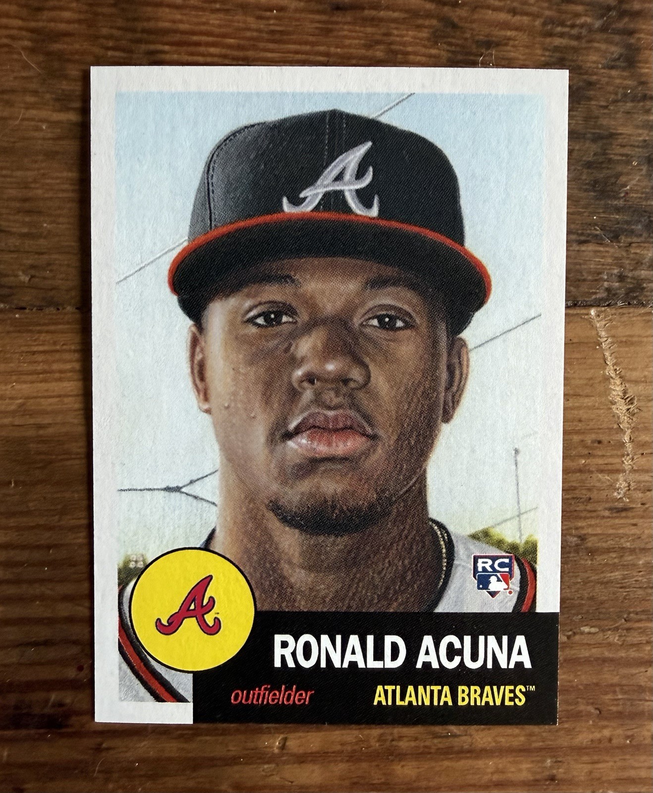 2018 Topps Living Set⚾️RONALD ACUNA JR RC #19💥1953 DESIGN ROOKIE🔥Braves