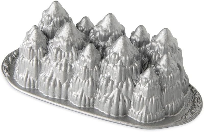 Alpine Forest Loaf Sparkling Silver 6 Cup