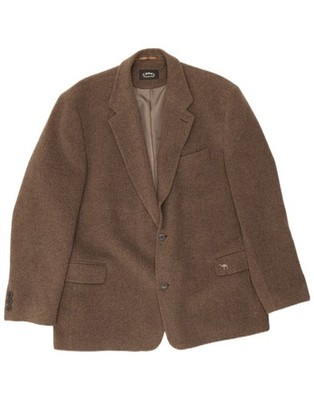 Camel Active Herren 2 Knopf Blazer Sakko UK 44 2XL Grau Schurwolle CW01