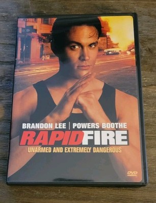 Rapid Fire (DVD 2002 Widescreen) Brandon Lee & Powers Booth -OOP