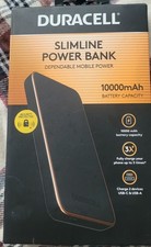 Duracell Slimline Powet Bank 10000mAh Battery Capacity