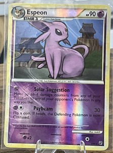Espeon 2/90 Undaunted Reverse Holo Rare Pokémon