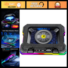 Ultra Cooling Laptop Cooler Pad, RGB Turbo Fan, 10 C-35 C Temp Drop, 14-19" Comp