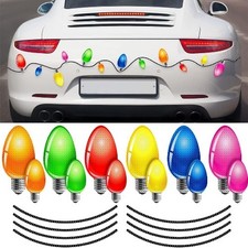 20 Pieces Reflective Car Magnets Set, 12 Pieces Holiday Ligh Style: Reflective