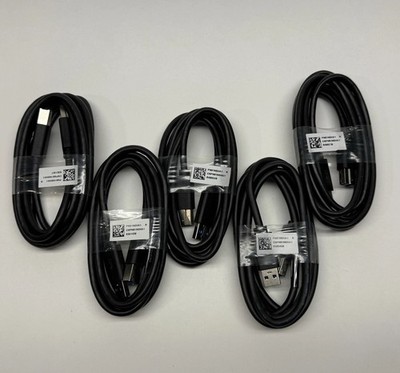 Lot of 5- DELL 6ft USB 3.0 Type A to B Super speed Cables Scanner/Printers