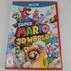 Nintendo WII U Super Mario 3D World Game - Red Case Complete & Tested
