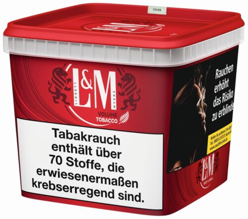 5 x L&M Volume Tobacco Red Super Box Tabak Dose á 195 gr. zu 49,95 - Bild 1 von 3