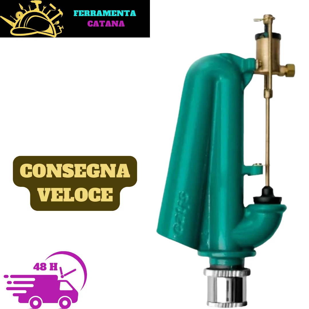 Sifone CATIS Per Cassetta WC Senza Pulsante | Normale Da 28 Cm Per Ricambio Bagno - 3